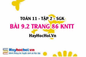 Bài 9.2 trang 86 Toán 11 tập 2 Kết nối tri thức: Tính đạo hàm của hàm số